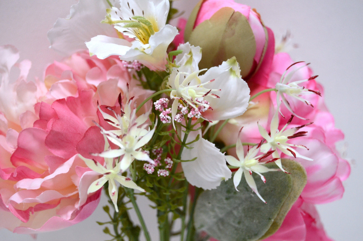 Artificial Pink Peony Flower Bouquet, artificial peony, faux peony, wedding bouquet, faux flowers, home decor, artificial peony, bridesmaid