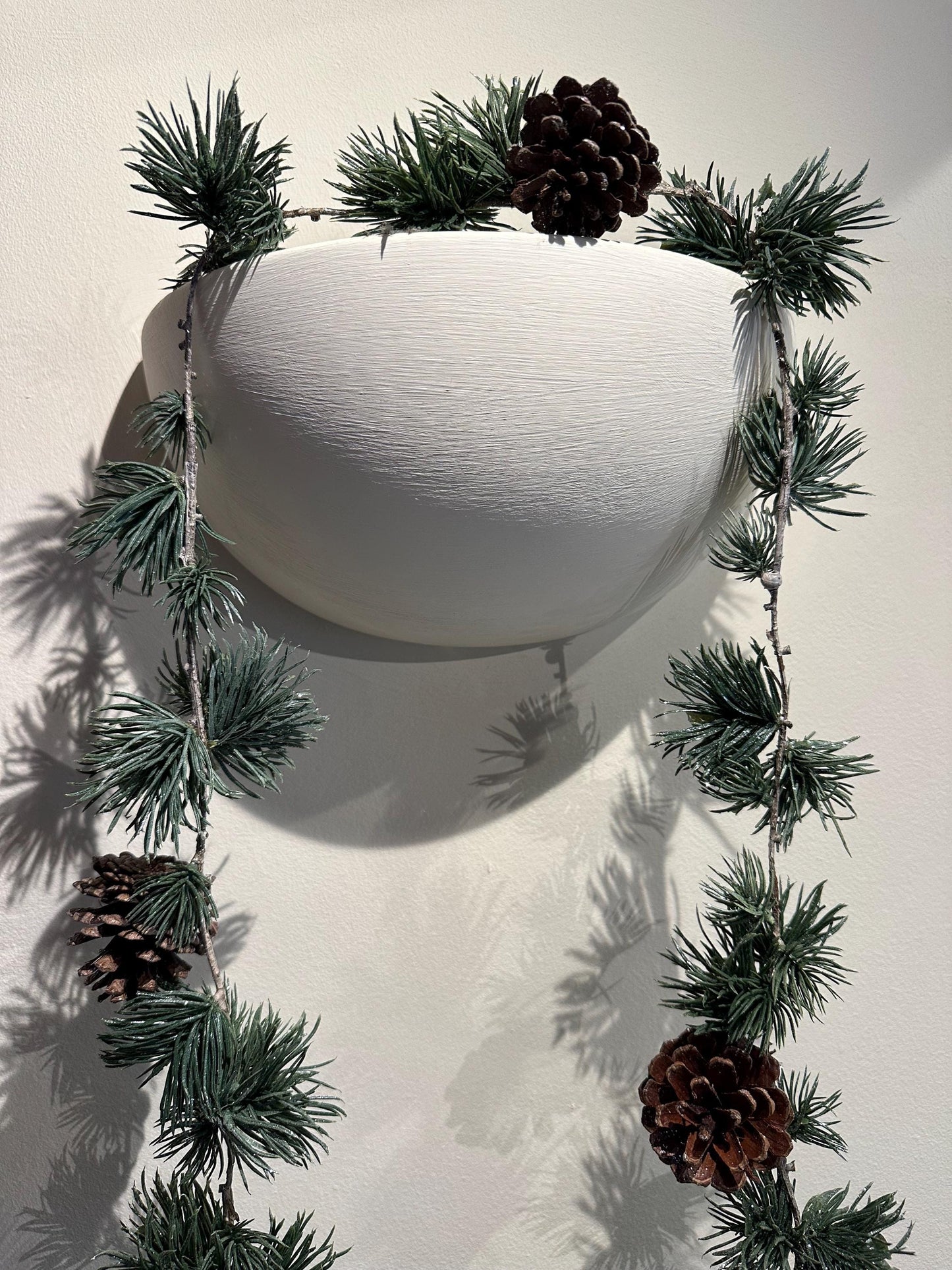 Sparkle Real Pine Cone Garland, pinecone garland, artificial pine garland, winter garland, Christmas garland, mantelpiece garland