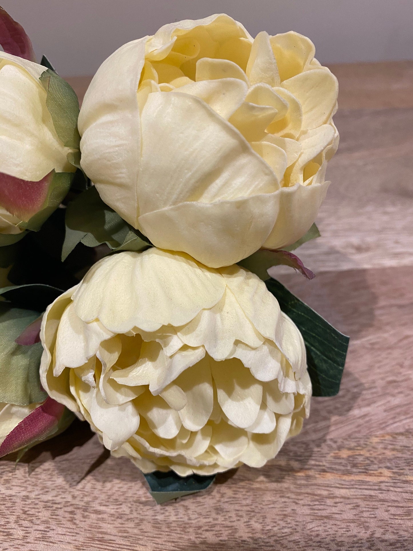 Artificial Cream Peony Bunch, faux peony, artificial peony, cream peony, cream peonies, faux cream peonies, artificial cream peonies