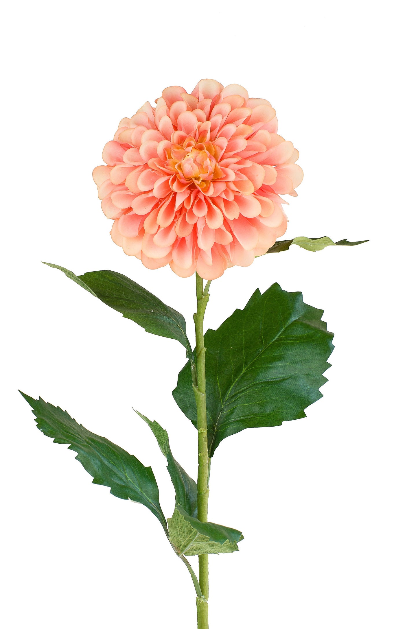 Apricot Pompom Dahlia, faux dahlia, artificial flowers, wedding decoration, styling prop, set decoration