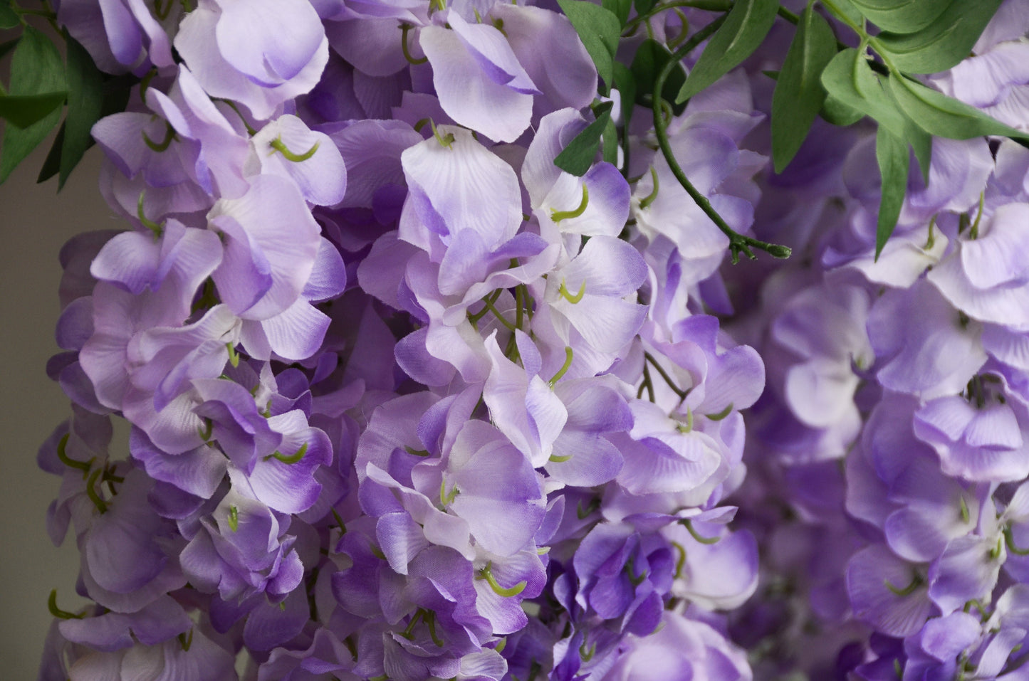 Artificial Lilac Wisteria Garland - 100cm long, wisteria garland, artificial garland, faux garland, window display, salon decor