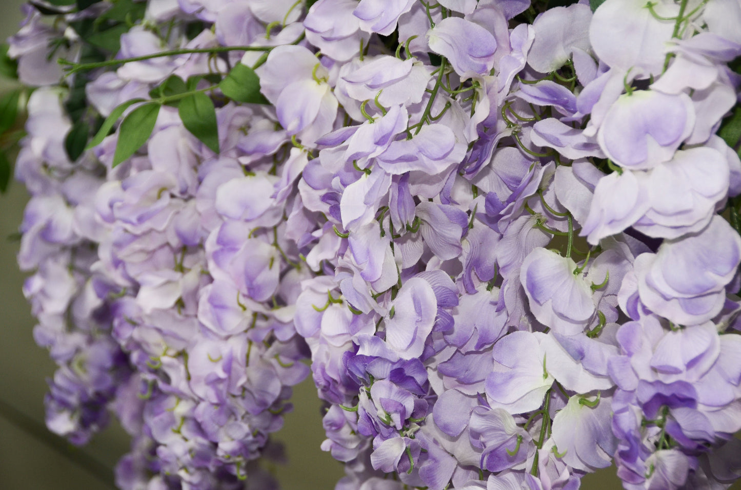 Artificial Lilac Wisteria Garland - 100cm long, wisteria garland, artificial garland, faux garland, window display, salon decor