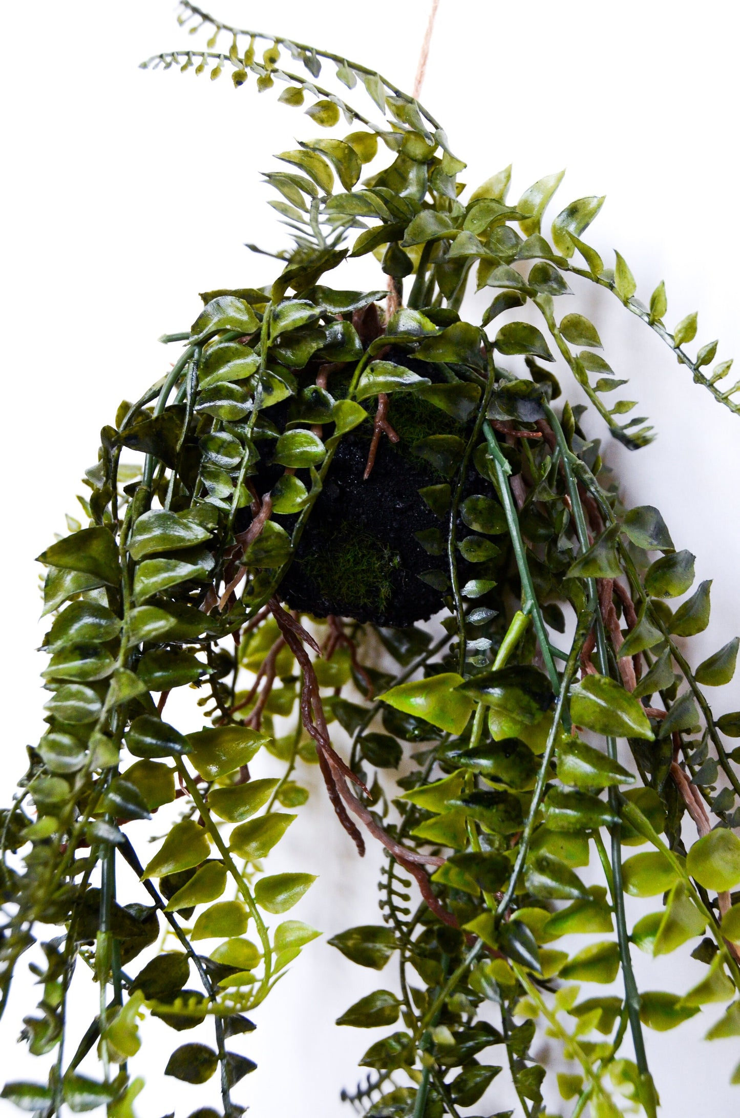 Artificial Hanging Fern Plant, faux plant, faux fern, potted plant, birthday gift, bathroom plant, birthday present