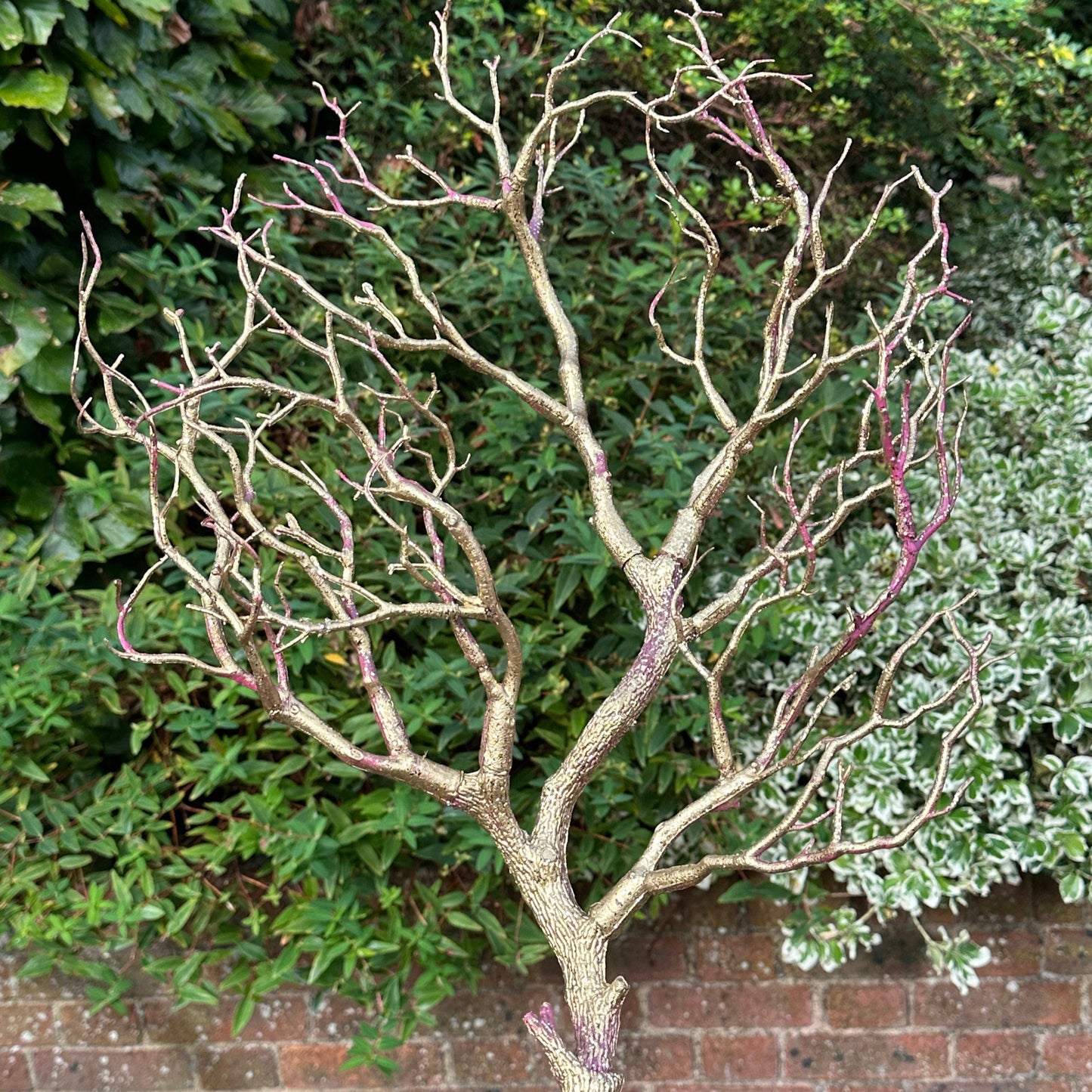 Artificial Metallic Gold Branch 95cm Faux Christmas Decoration Restaurant Bar Decor