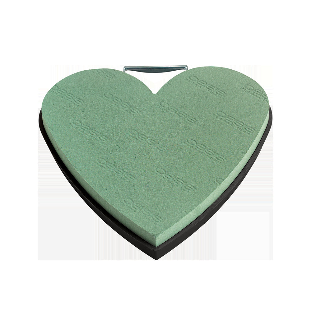 OASIS® NAYLORBASE® Ideal Floral Foam Maxlife - Closed Heart - 43cm (17") Heart Shaped Foam, Valentine Foam Heart, Valentines Day