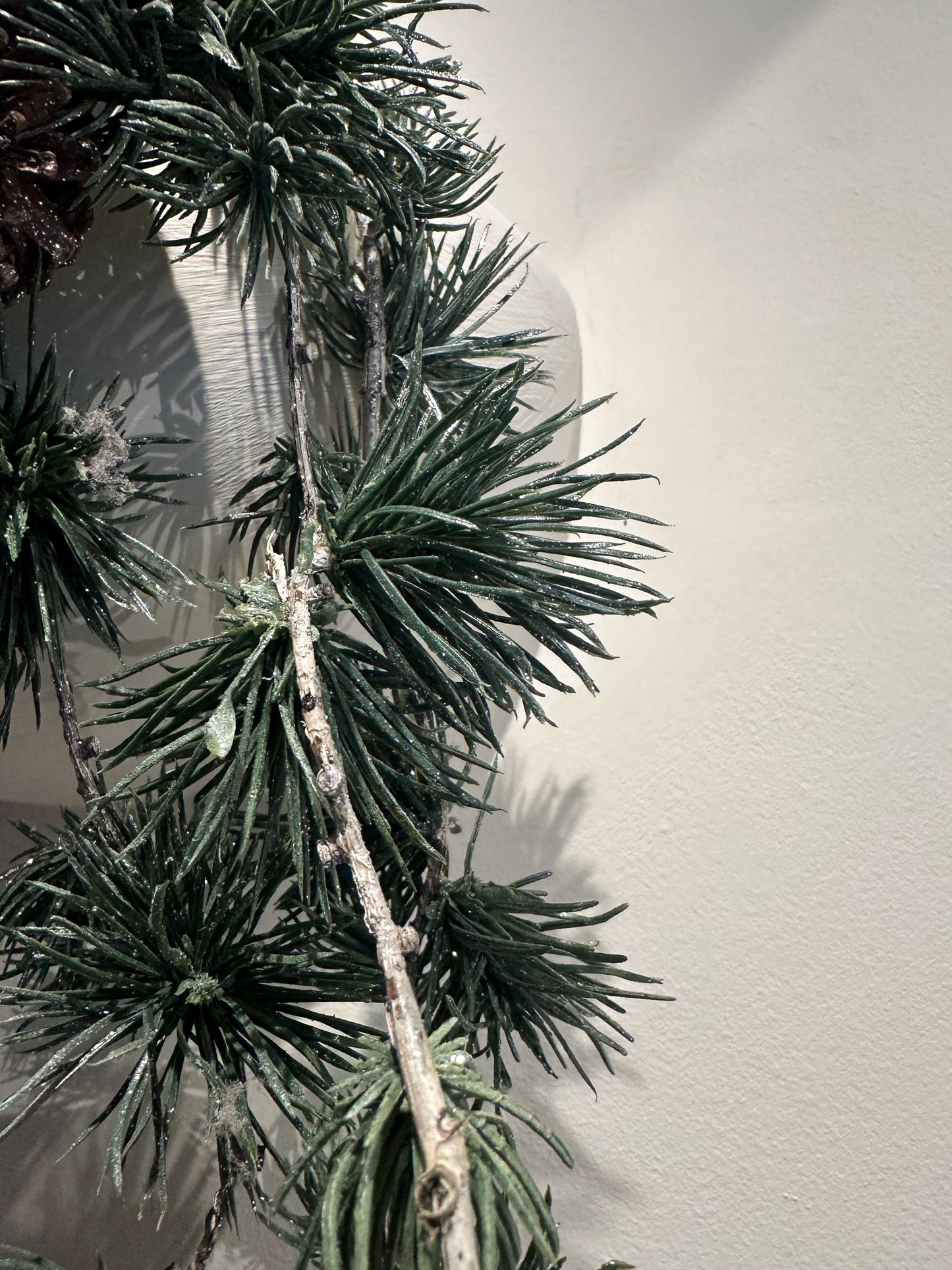Sparkle Real Pine Cone Garland, pinecone garland, artificial pine garland, winter garland, Christmas garland, mantelpiece garland