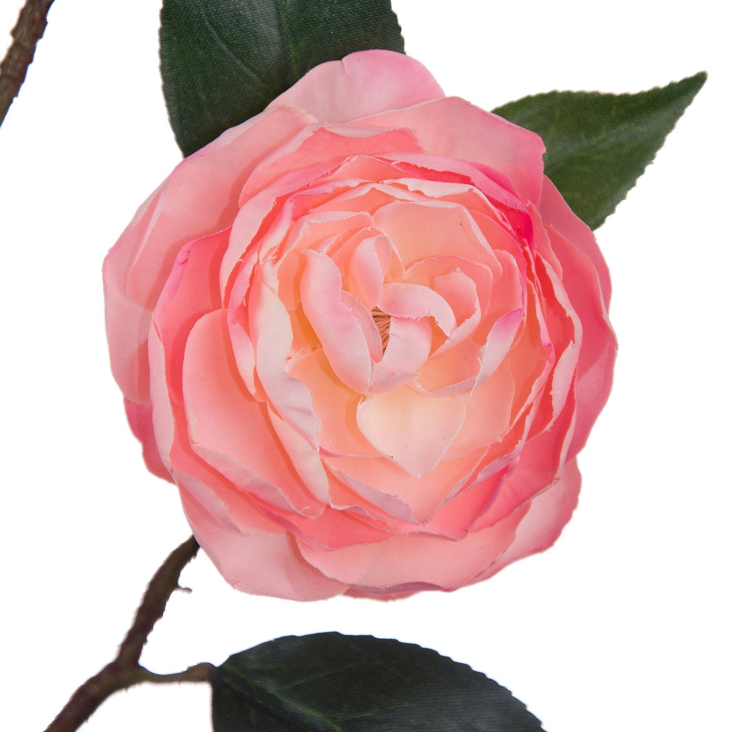 Pink Camellia Spray, faux camellia, artificial flowers, wedding decoration, styling prop, set decoration