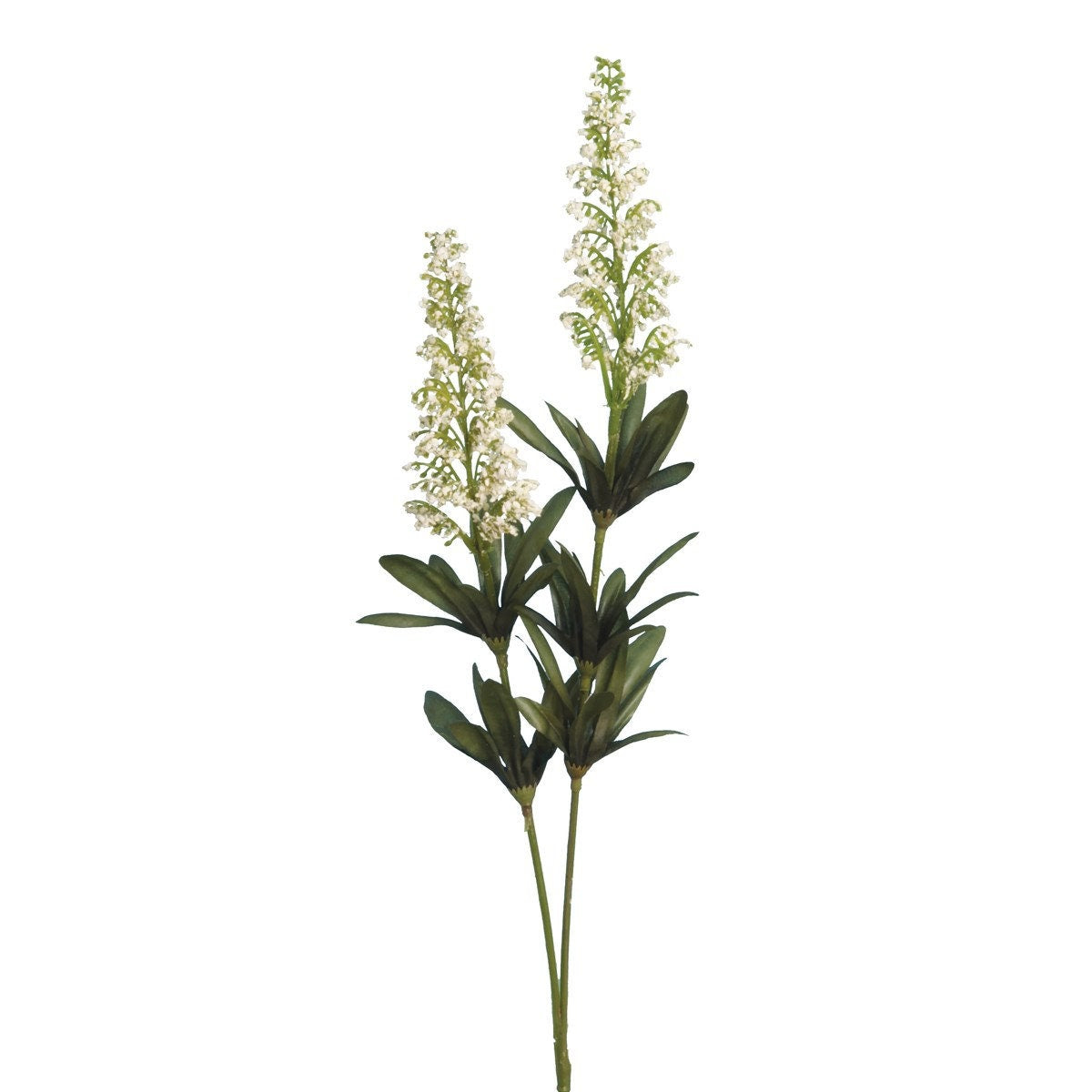 Artificial Ivory Heather x2 flowers, faux flowers, faux floral, artificial Veronica, DIY florals, floristry, home decor, 72cm long