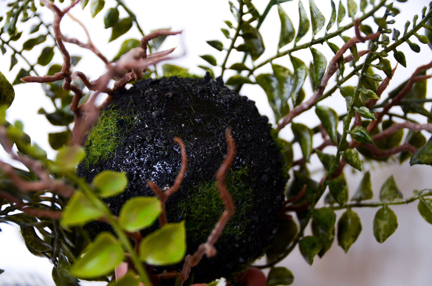 Artificial Hanging Fern Plant, faux plant, faux fern, potted plant, birthday gift, bathroom plant, birthday present