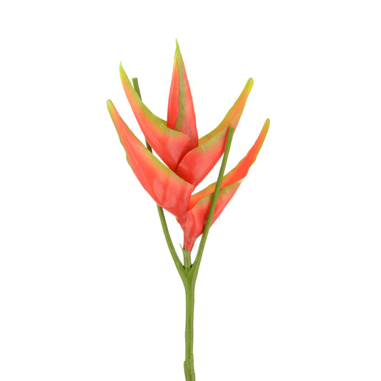 Artificial Heliconia Spray 80cm, tropical faux decor, restaurant venue decor