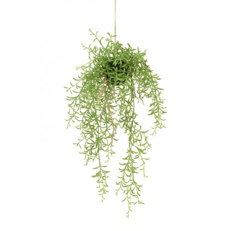 Artificial Hanging Feather Plant, faux plant, faux fern, potted plant, Mother's Day gift, bathroom plant, birthday present