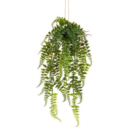 Artificial Hanging Fern Plant, faux plant, faux fern, potted plant, birthday gift, bathroom plant, birthday present