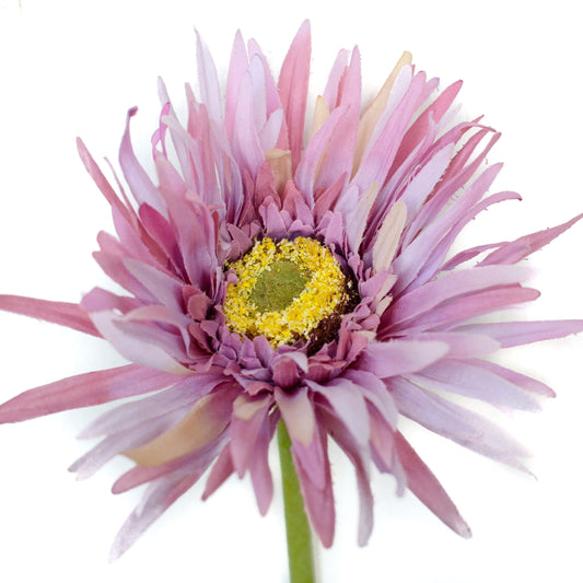 Artificial Gerbera Daisy Mauve Stem, artificial flower, faux flower, faux gerbera