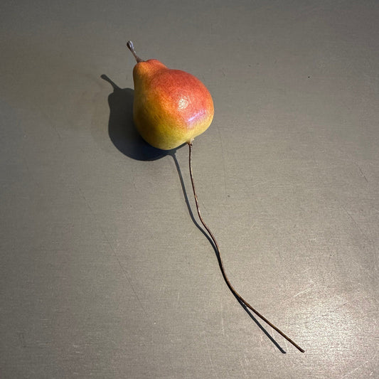 Artificial Pear Pick, faux pear, artificial fruit, faux fruit, hat design, wreath making, wedding decor, artificial pear 5cm
