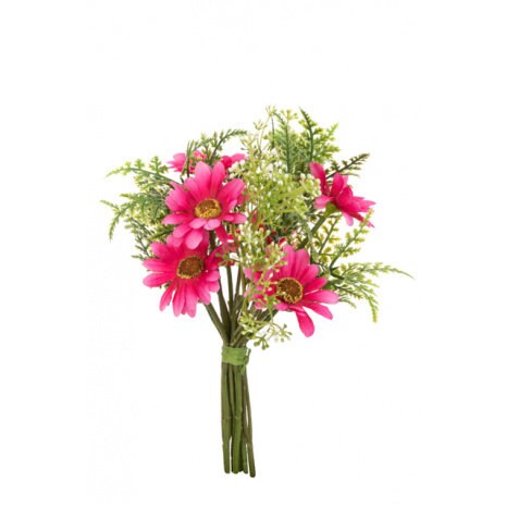 Artificial Daisy and Fern Bouquet, faux daisies, faux fern, artificial posey, artificial flowers, bridal flowers, wedding flowers