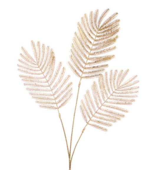 Artificial Gold Fern Spray 78cm long, faux fern spray, artificial fern, faux plant, artificial display, floristry, home decor