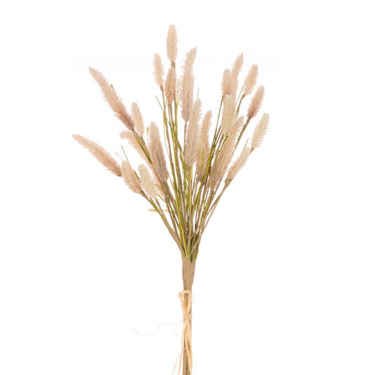 Artificial Natural Bunny Tail Bundle 70cm long