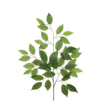 Artificial Green Ficus Spray, faux ficus, green plant, instagram plants, trellis decoration, artificial foliage