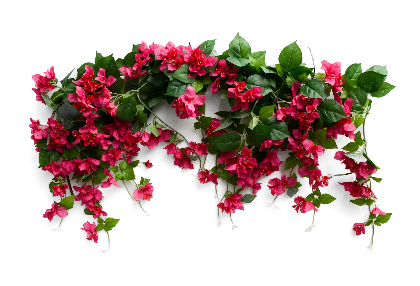 Artificial Magenta Bougainvillea Garland - 100cm long, artificial garland, faux garland, window display, salon decor