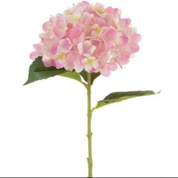 Artificial Pink Hydrangea Stem, artificial hydrangea, pink hydrangea, hydrangea flower, hydrangea decor, pink flowers, artificial flowers